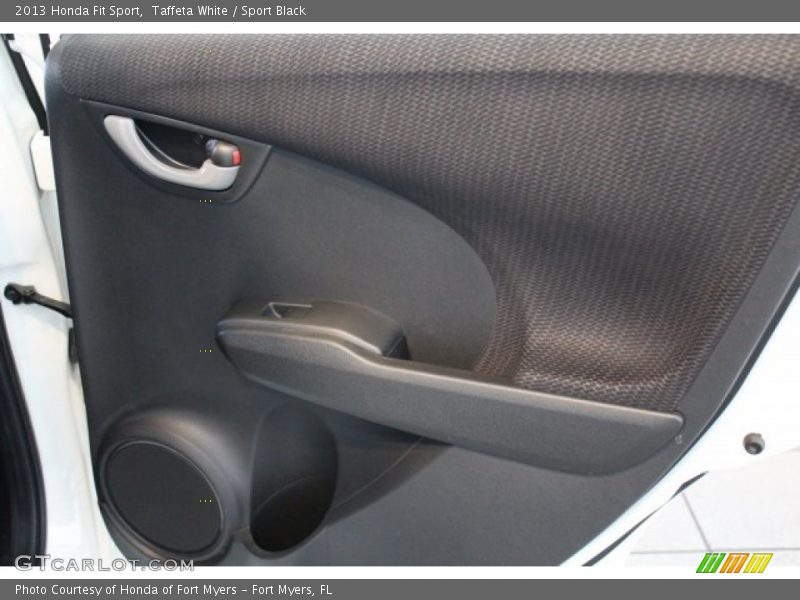 Taffeta White / Sport Black 2013 Honda Fit Sport
