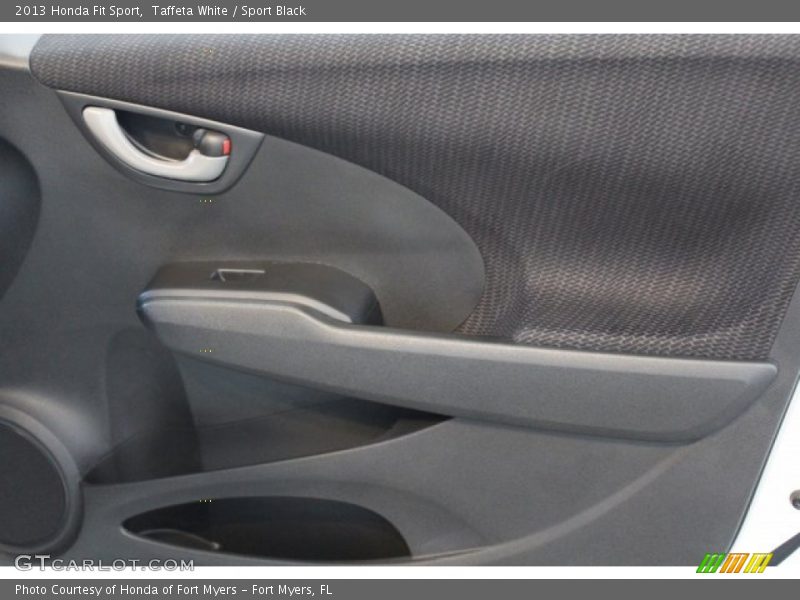 Taffeta White / Sport Black 2013 Honda Fit Sport