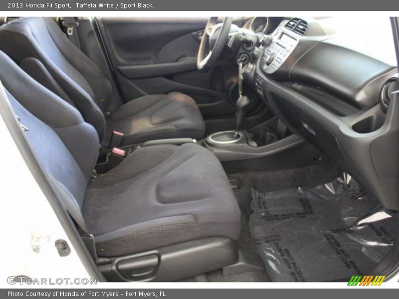 Taffeta White / Sport Black 2013 Honda Fit Sport