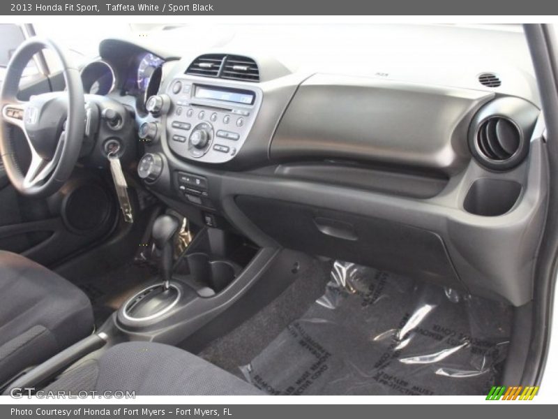 Taffeta White / Sport Black 2013 Honda Fit Sport