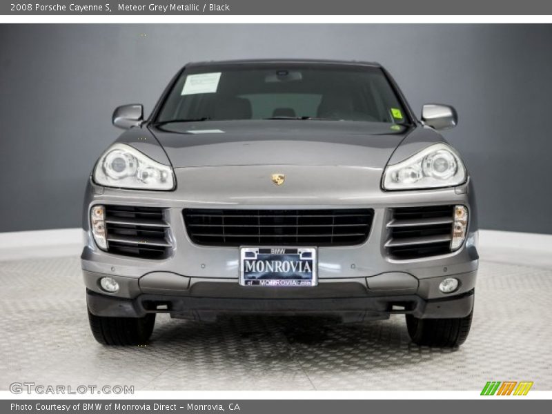 Meteor Grey Metallic / Black 2008 Porsche Cayenne S