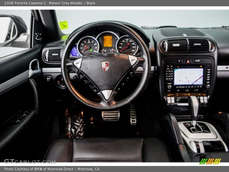 Meteor Grey Metallic / Black 2008 Porsche Cayenne S