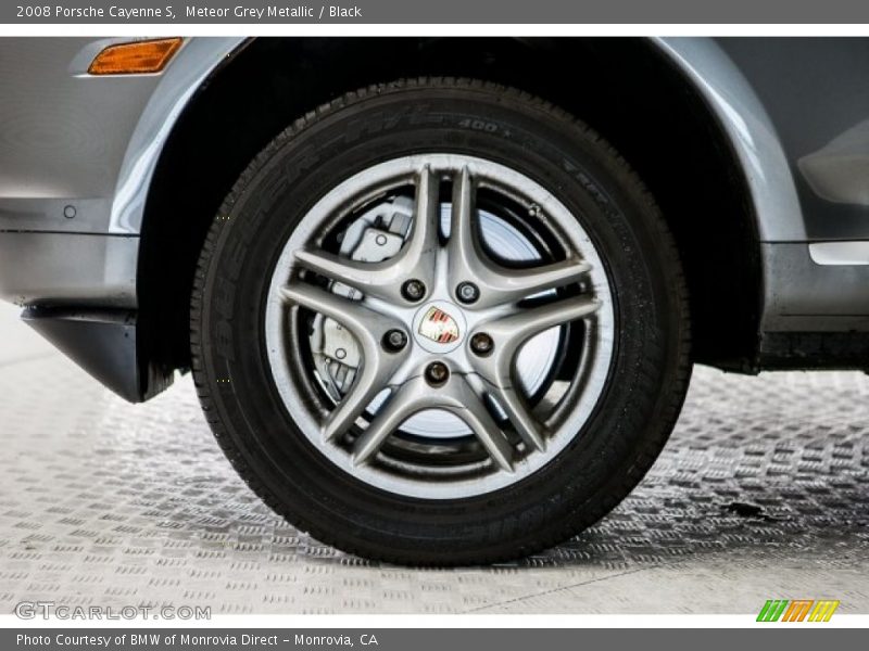 Meteor Grey Metallic / Black 2008 Porsche Cayenne S