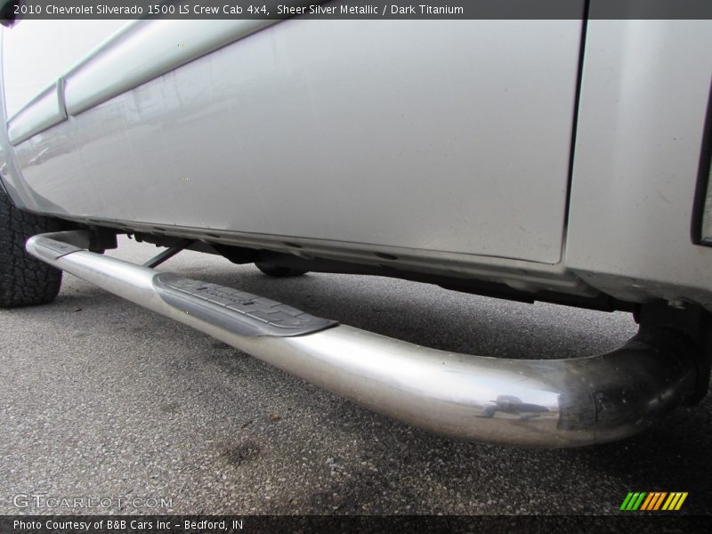 Sheer Silver Metallic / Dark Titanium 2010 Chevrolet Silverado 1500 LS Crew Cab 4x4