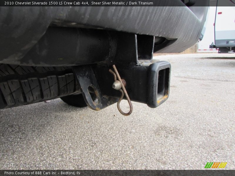Sheer Silver Metallic / Dark Titanium 2010 Chevrolet Silverado 1500 LS Crew Cab 4x4