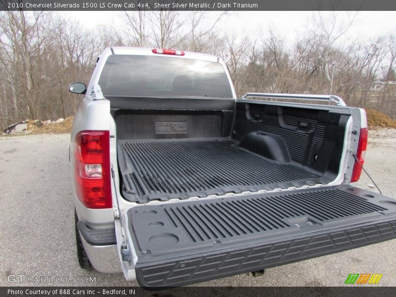 Sheer Silver Metallic / Dark Titanium 2010 Chevrolet Silverado 1500 LS Crew Cab 4x4