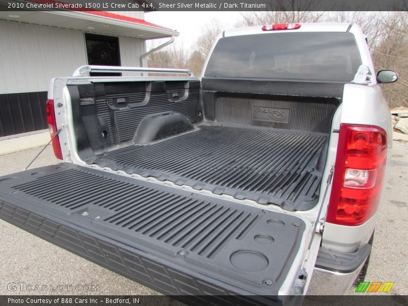 Sheer Silver Metallic / Dark Titanium 2010 Chevrolet Silverado 1500 LS Crew Cab 4x4