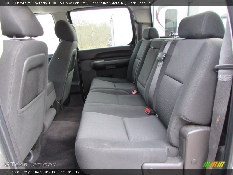 Sheer Silver Metallic / Dark Titanium 2010 Chevrolet Silverado 1500 LS Crew Cab 4x4