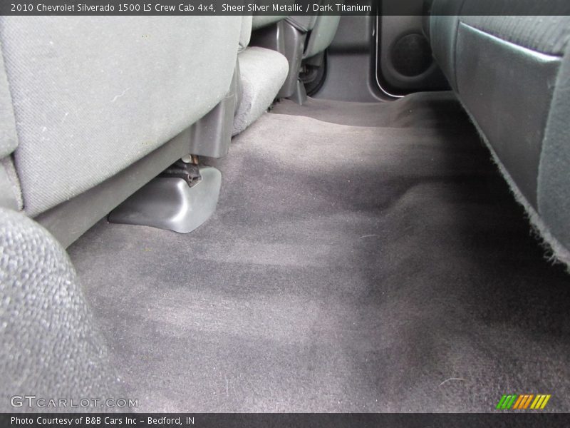 Sheer Silver Metallic / Dark Titanium 2010 Chevrolet Silverado 1500 LS Crew Cab 4x4