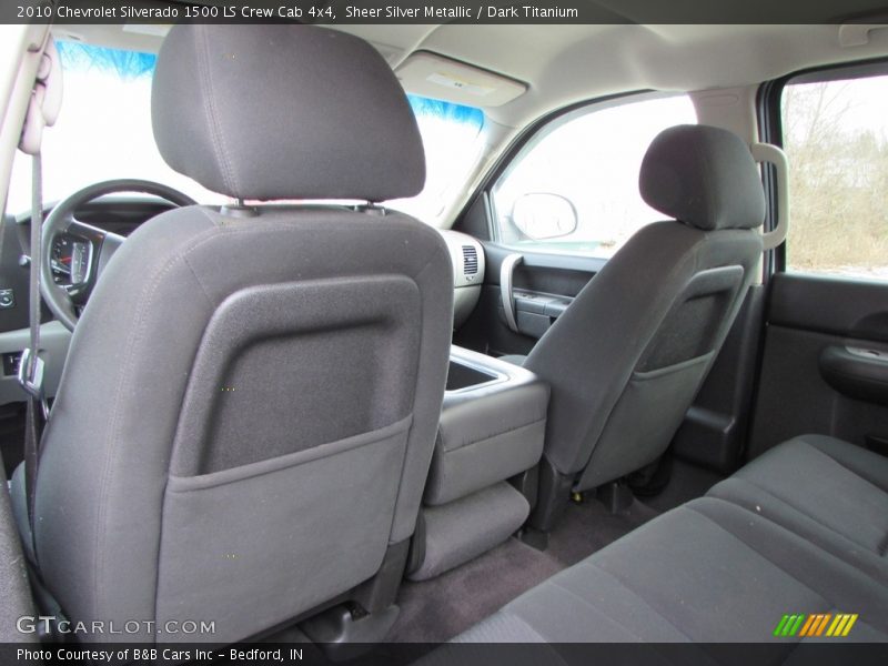 Sheer Silver Metallic / Dark Titanium 2010 Chevrolet Silverado 1500 LS Crew Cab 4x4