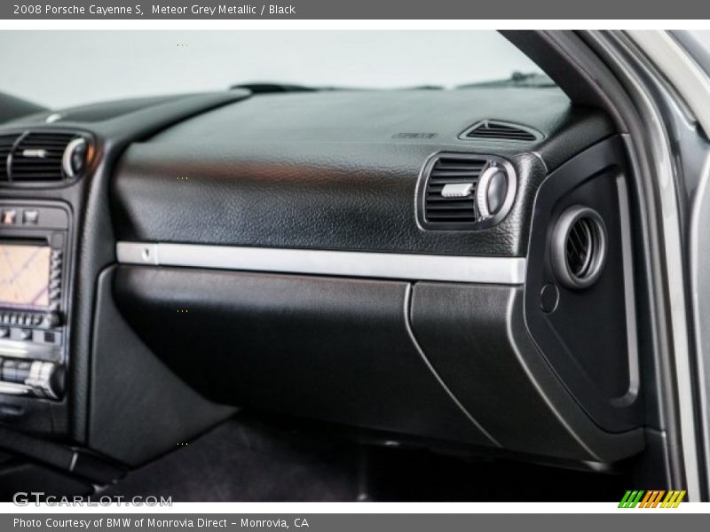 Meteor Grey Metallic / Black 2008 Porsche Cayenne S