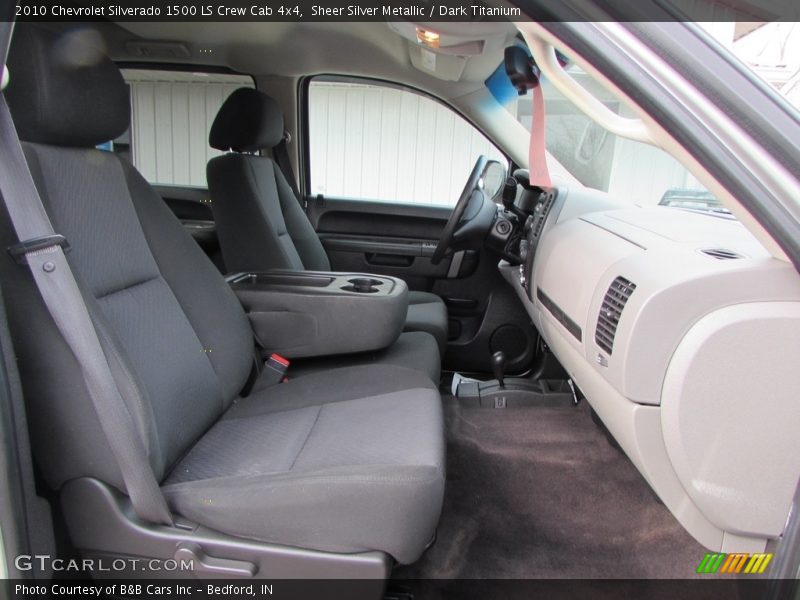 Sheer Silver Metallic / Dark Titanium 2010 Chevrolet Silverado 1500 LS Crew Cab 4x4