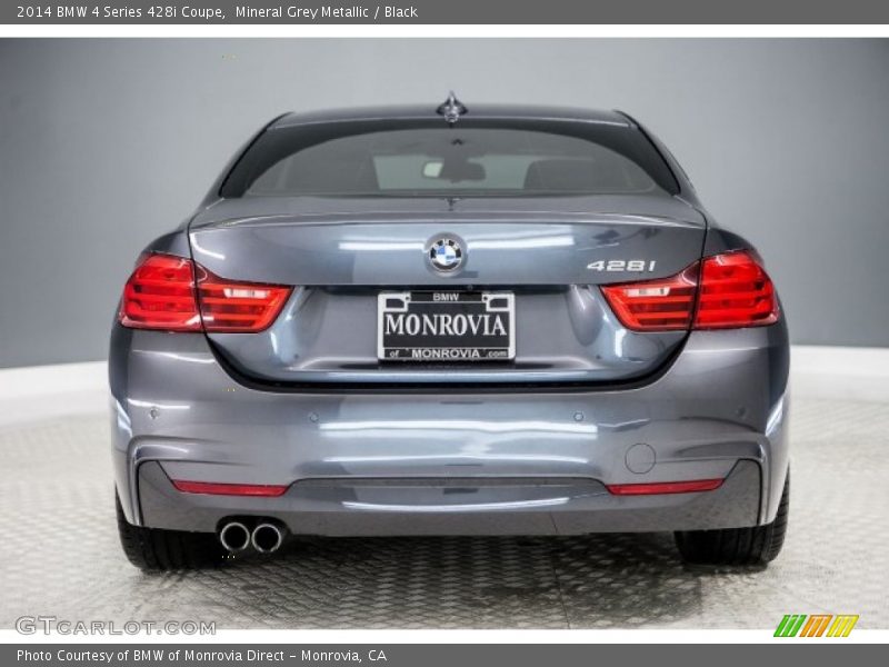 Mineral Grey Metallic / Black 2014 BMW 4 Series 428i Coupe