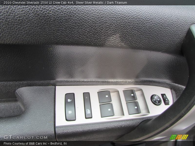 Sheer Silver Metallic / Dark Titanium 2010 Chevrolet Silverado 1500 LS Crew Cab 4x4