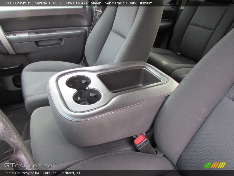 Sheer Silver Metallic / Dark Titanium 2010 Chevrolet Silverado 1500 LS Crew Cab 4x4