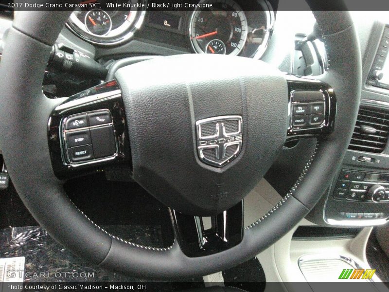 White Knuckle / Black/Light Graystone 2017 Dodge Grand Caravan SXT