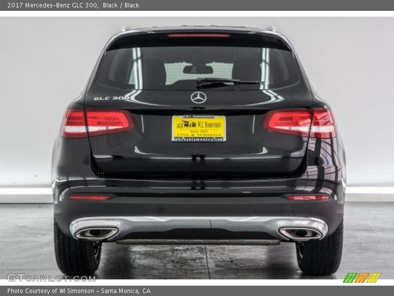 Black / Black 2017 Mercedes-Benz GLC 300