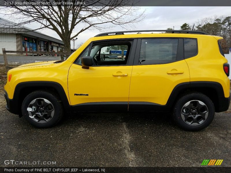 Solar Yellow / Black 2017 Jeep Renegade Sport