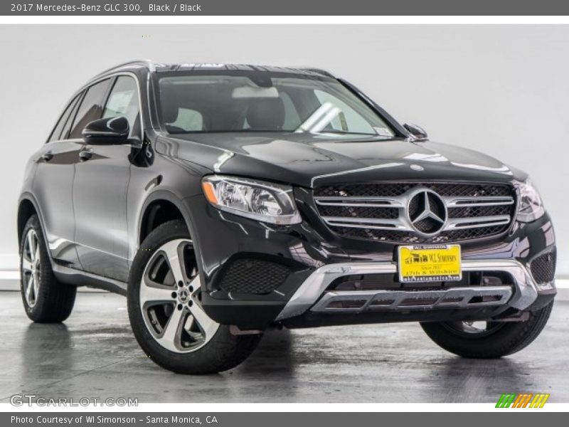 Black / Black 2017 Mercedes-Benz GLC 300