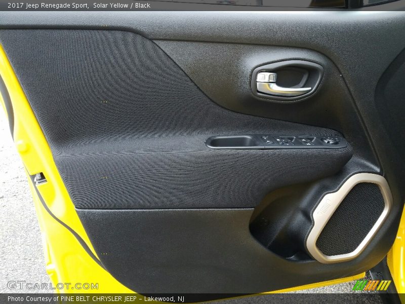 Solar Yellow / Black 2017 Jeep Renegade Sport