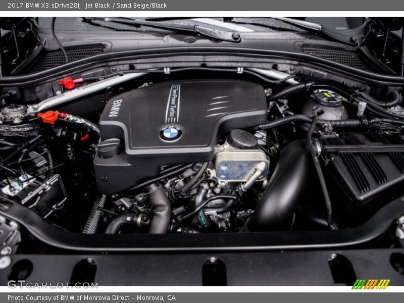 Jet Black / Sand Beige/Black 2017 BMW X3 sDrive28i