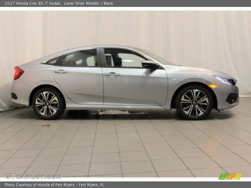 Lunar Silver Metallic / Black 2017 Honda Civic EX-T Sedan