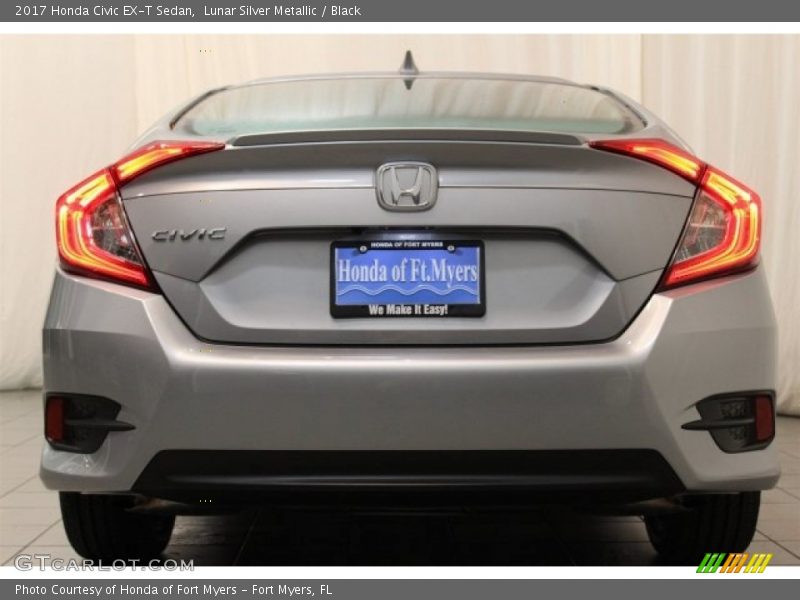 Lunar Silver Metallic / Black 2017 Honda Civic EX-T Sedan