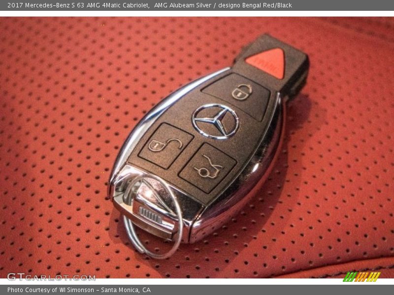 Keys of 2017 S 63 AMG 4Matic Cabriolet