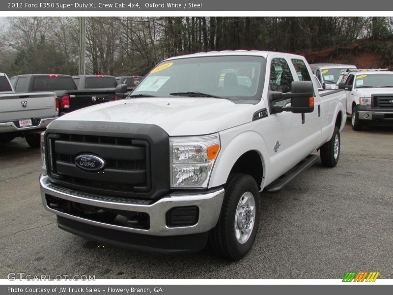Oxford White / Steel 2012 Ford F350 Super Duty XL Crew Cab 4x4