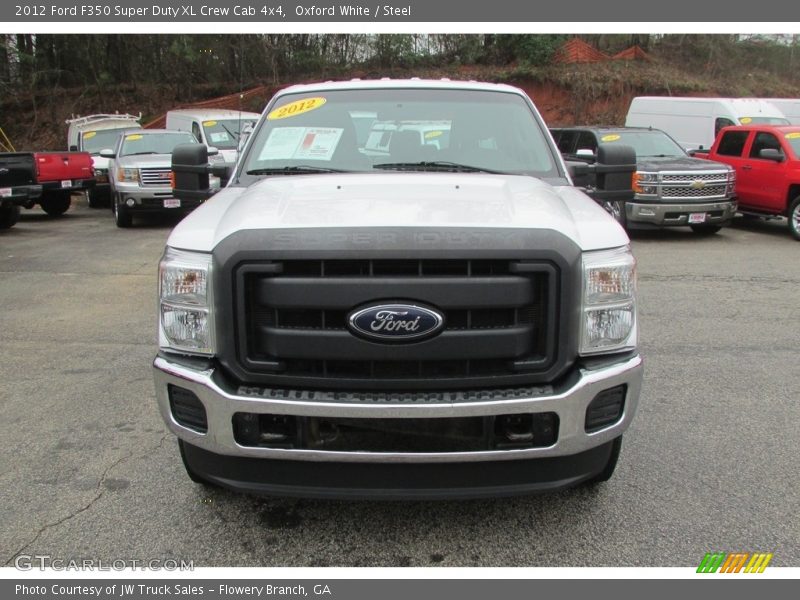 Oxford White / Steel 2012 Ford F350 Super Duty XL Crew Cab 4x4