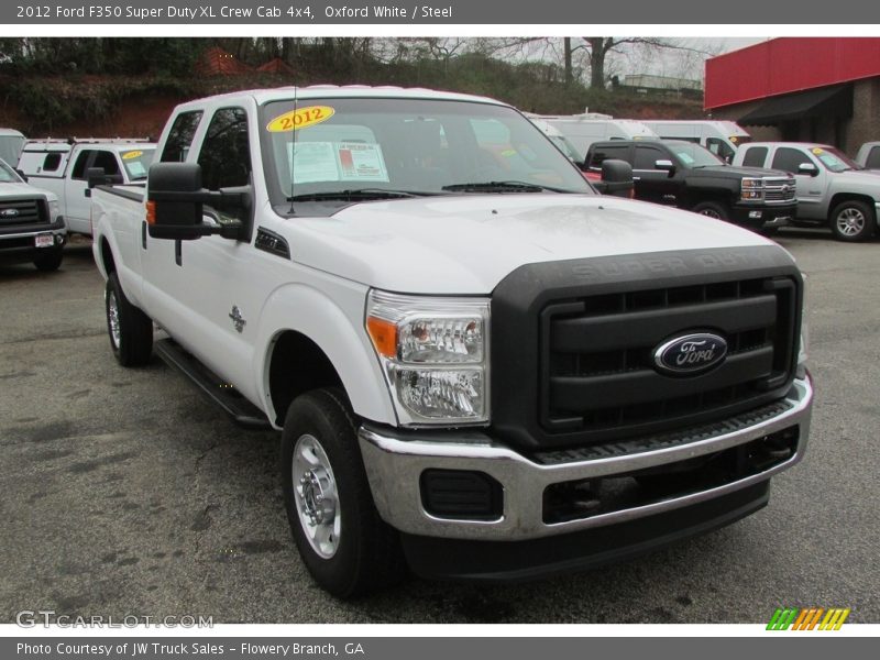 Oxford White / Steel 2012 Ford F350 Super Duty XL Crew Cab 4x4
