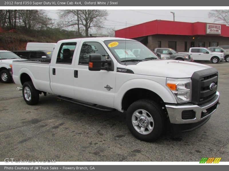 Oxford White / Steel 2012 Ford F350 Super Duty XL Crew Cab 4x4