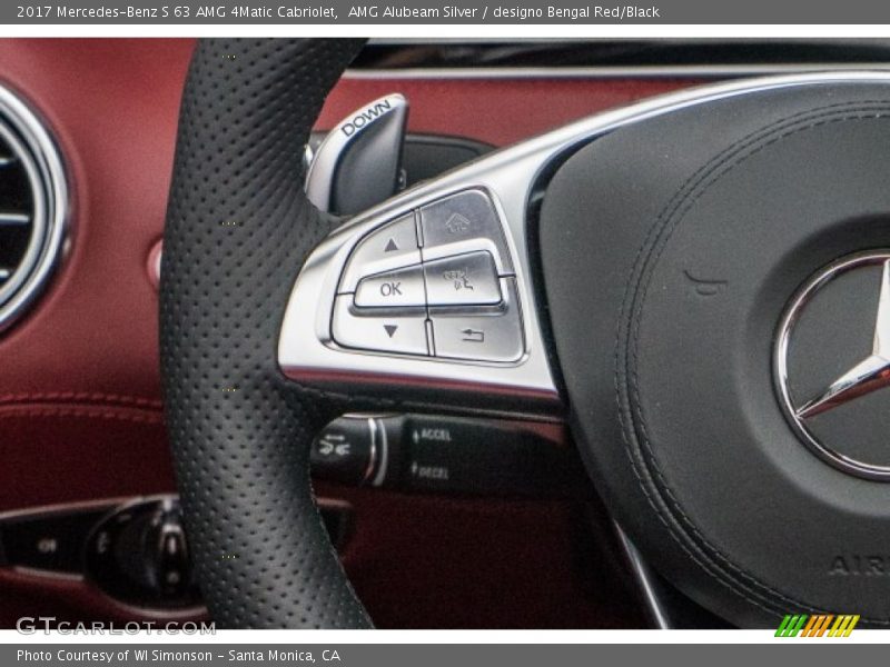 Controls of 2017 S 63 AMG 4Matic Cabriolet