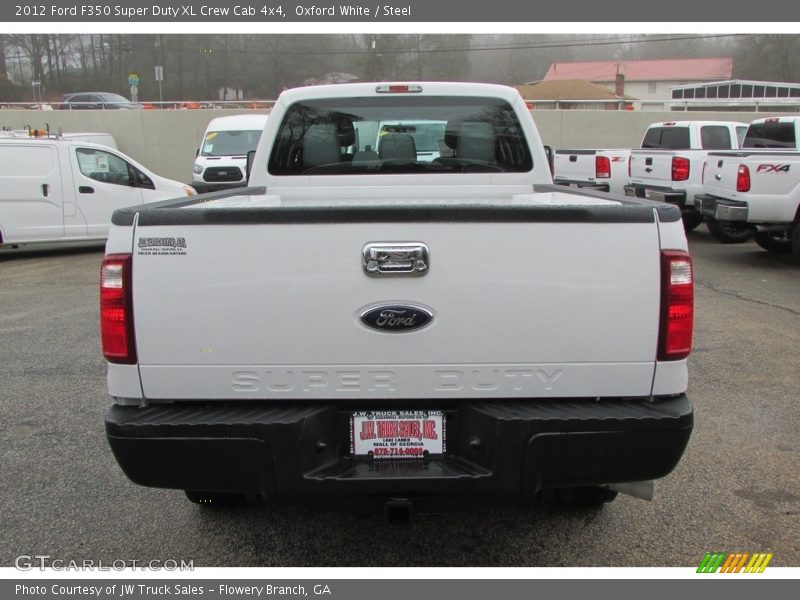 Oxford White / Steel 2012 Ford F350 Super Duty XL Crew Cab 4x4