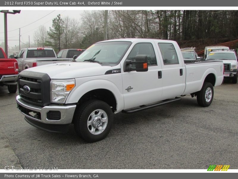 Oxford White / Steel 2012 Ford F350 Super Duty XL Crew Cab 4x4