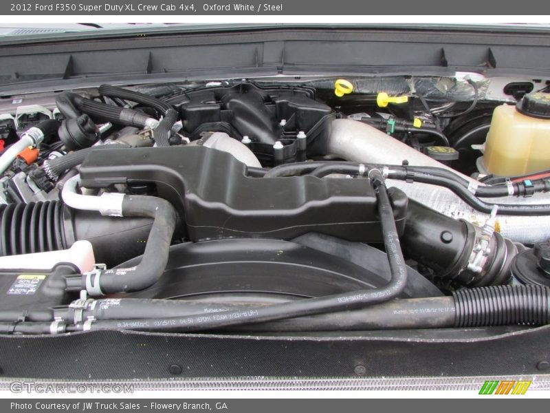 Oxford White / Steel 2012 Ford F350 Super Duty XL Crew Cab 4x4