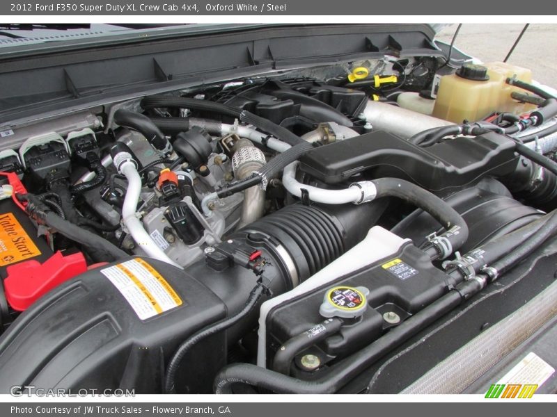 Oxford White / Steel 2012 Ford F350 Super Duty XL Crew Cab 4x4