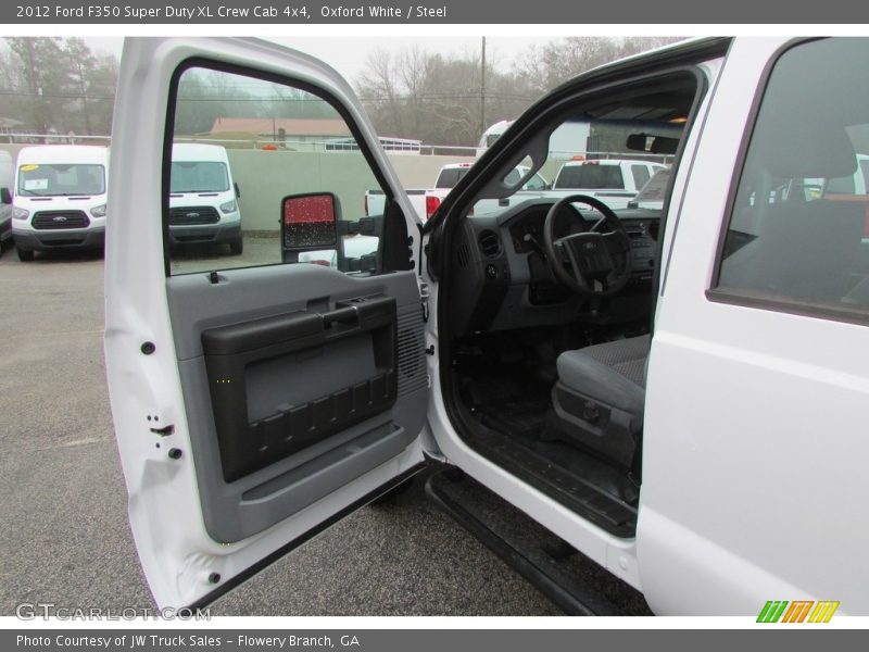 Oxford White / Steel 2012 Ford F350 Super Duty XL Crew Cab 4x4
