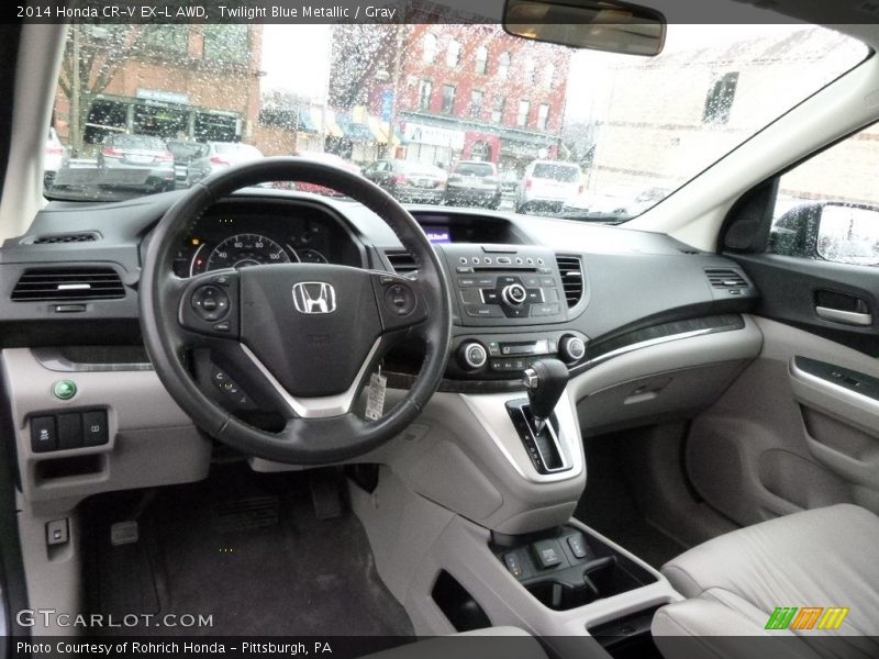  2014 CR-V EX-L AWD Gray Interior