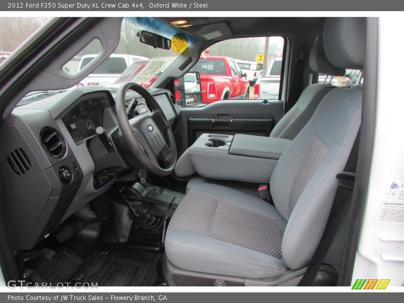  2012 F350 Super Duty XL Crew Cab 4x4 Steel Interior