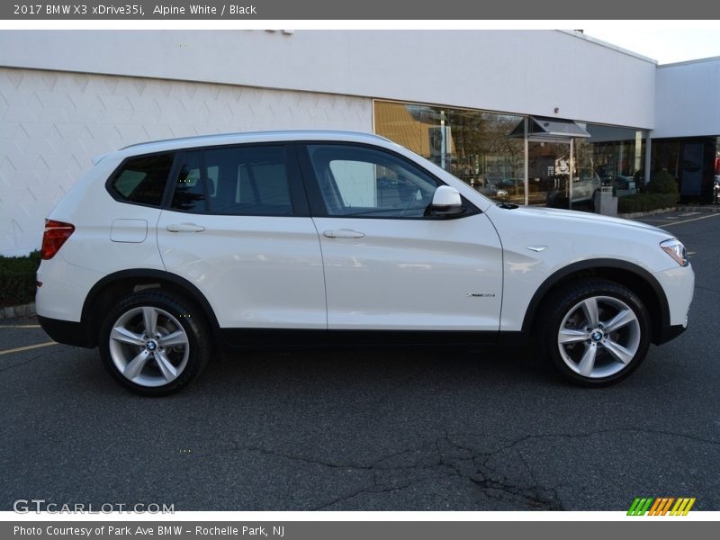 Alpine White / Black 2017 BMW X3 xDrive35i