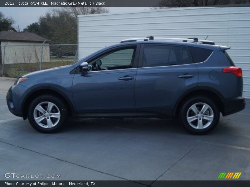 Magnetic Gray Metallic / Black 2013 Toyota RAV4 XLE
