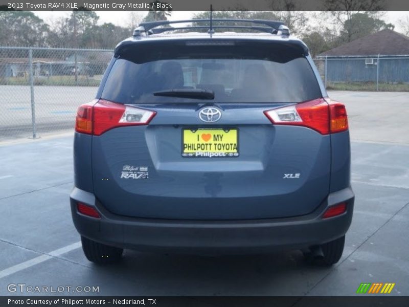 Magnetic Gray Metallic / Black 2013 Toyota RAV4 XLE
