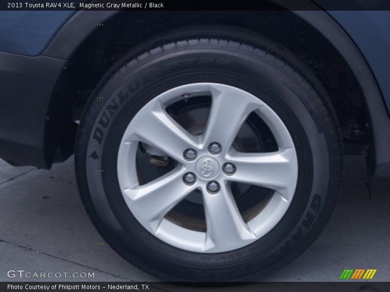 Magnetic Gray Metallic / Black 2013 Toyota RAV4 XLE