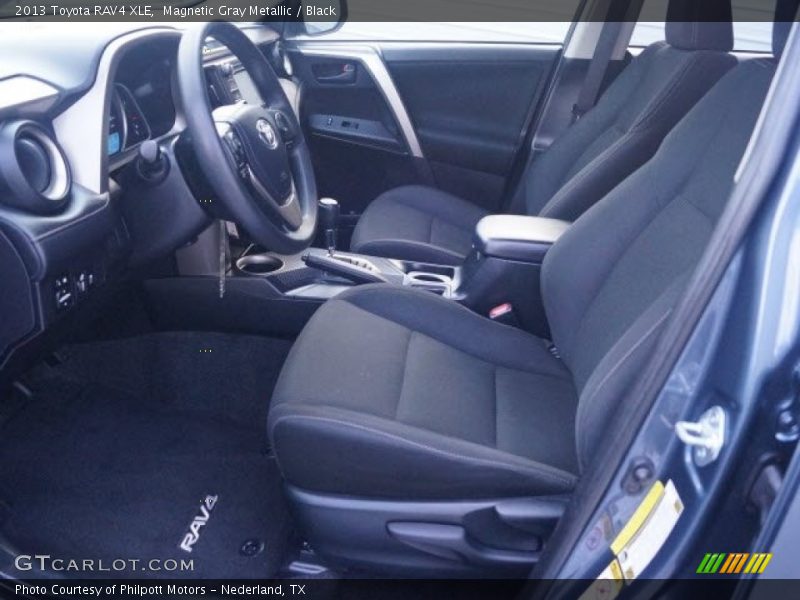 Magnetic Gray Metallic / Black 2013 Toyota RAV4 XLE