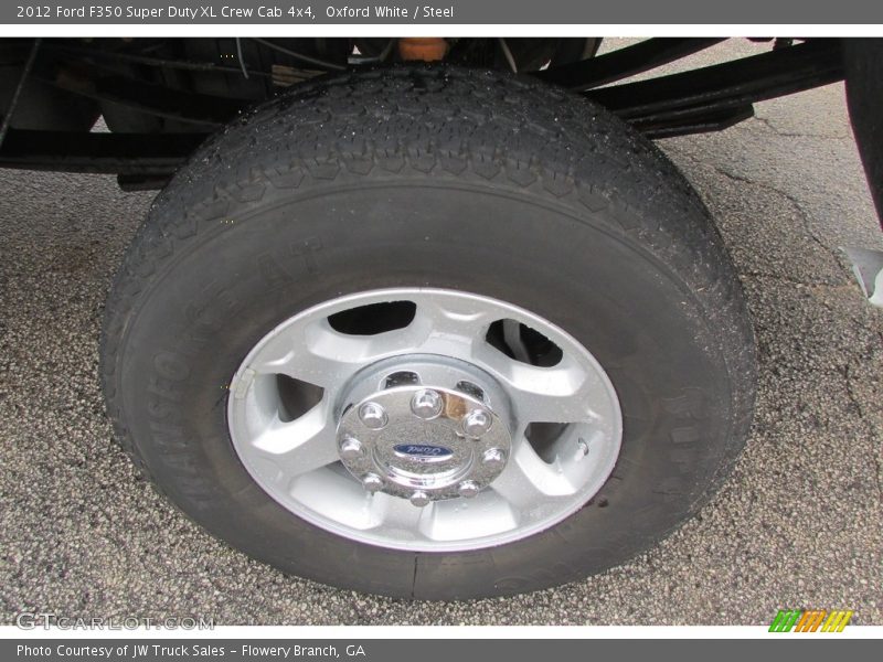 Oxford White / Steel 2012 Ford F350 Super Duty XL Crew Cab 4x4