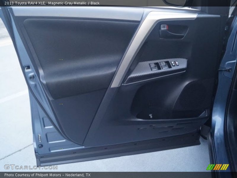Magnetic Gray Metallic / Black 2013 Toyota RAV4 XLE