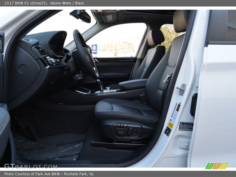 Alpine White / Black 2017 BMW X3 xDrive35i