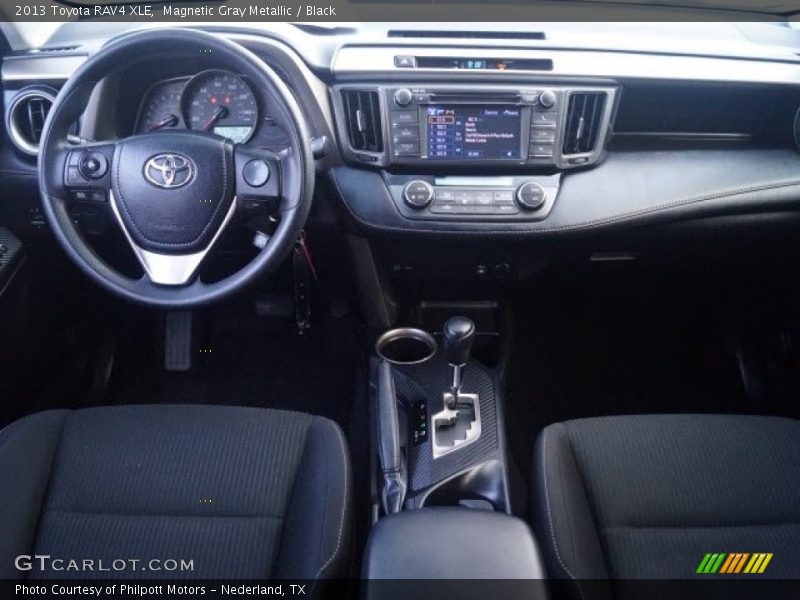 Magnetic Gray Metallic / Black 2013 Toyota RAV4 XLE