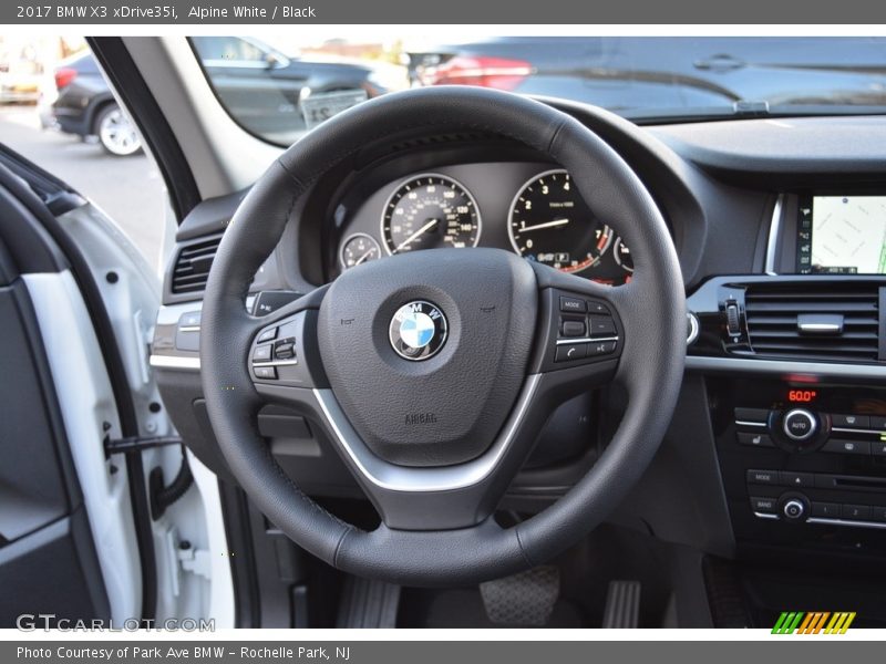 Alpine White / Black 2017 BMW X3 xDrive35i